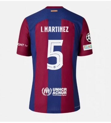 Barcelona Inigo Martinez #5 Replica Home Stadium Shirt 2023-24 Short Sleeve